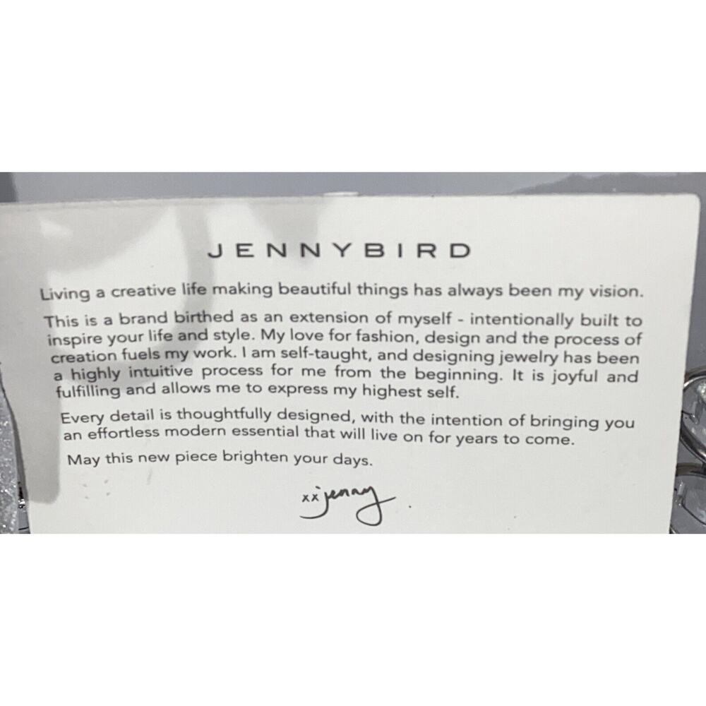JENNY BIRD Mirthras Silver NWT MSRP $105 - Picture 3 of 4